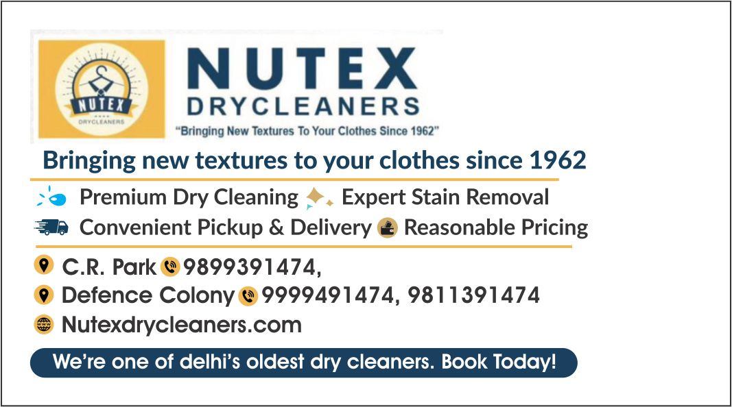 NUTEX DRYCLEANERS (Drycleaners in CR Park)